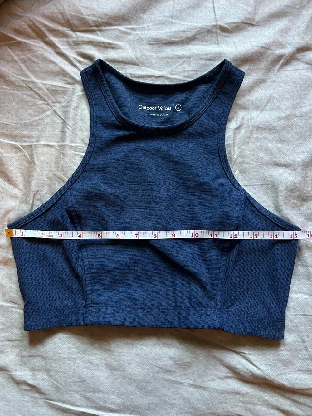 Outdoor Voices Blue Athena Sports Bra